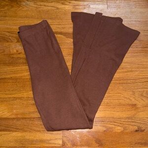 PacSun Women’s Brown Girlfriend Split Flare Pants